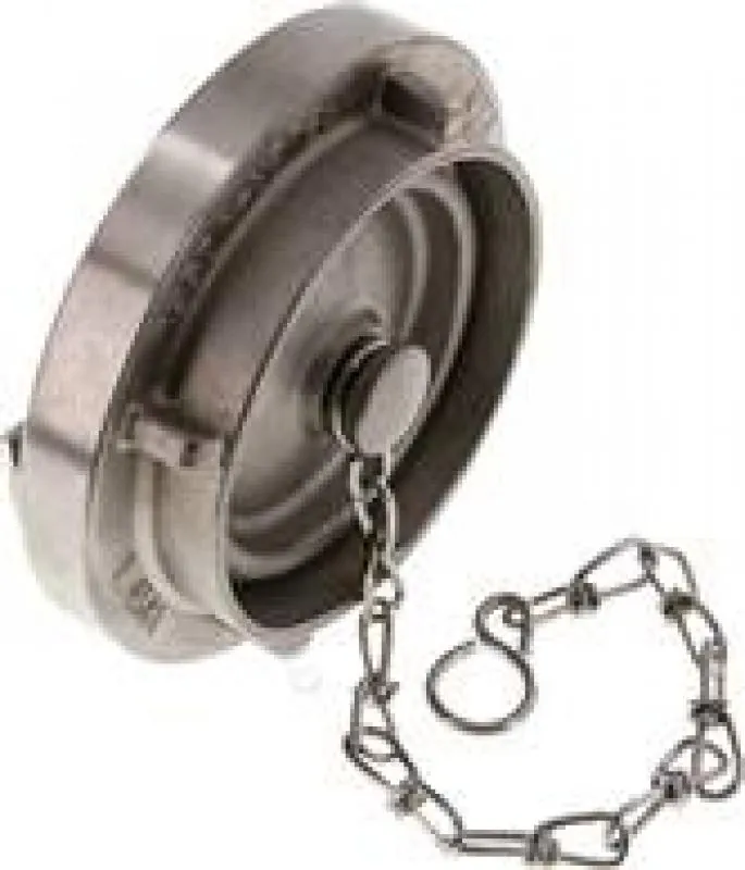 Storz-Blindkupplungen mit Kette Edelstahl 1.4581