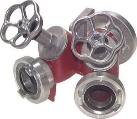 Storz-Verteiler 2-fach mit Ventilabsperrung, alle Typen von www.pneumatikshop-online.de