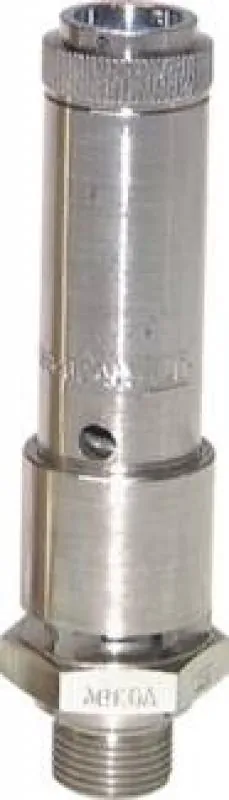 TÜV Sicherheitsventil DN10 aus vernickeltem Messing