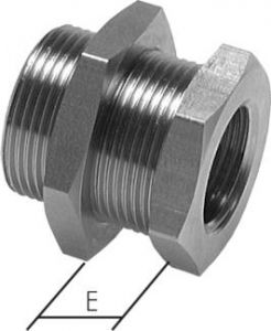 Schottverschraubungen Edelstahl 1.4571 40 bar, alle Größen von www.pneumatikshop-online.de