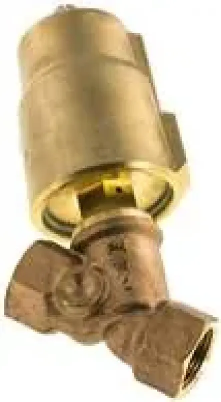 Schrägsitzventile, Messing, pneumatisch bestätigt, alle Größen