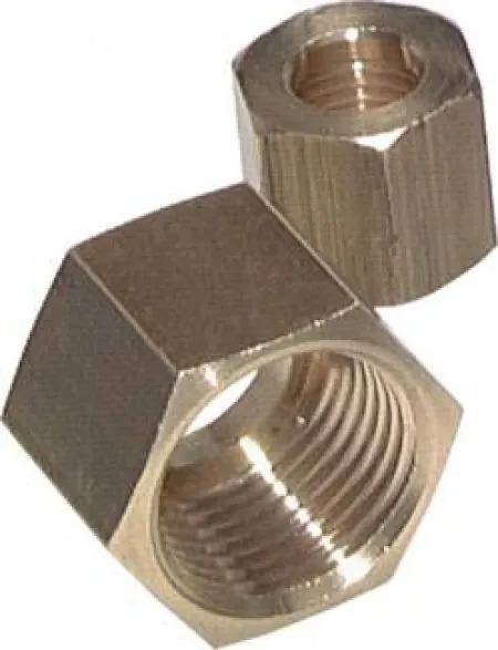 Überwurfmuttern für Schlauchtüllen, PN 16/40, Messing, alle Größen