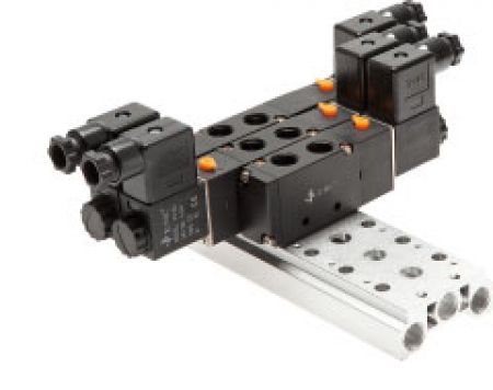 Mehrfachanschlussplatten für 3/2, 5/2, 5/3-Wegeventile Baureihe RV10 – RV40, alle Größen
