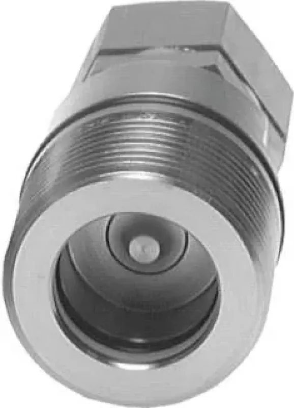Schnellverschluss-Schraubkupplung aus Edelstahl mit Außengewinde