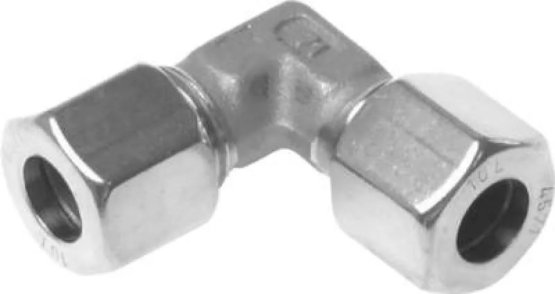 Winkel-Verschraubungen, Edelstahl Klemmring 1.4571 (NC), alle Größen von www.pneumatikshop-online.de
