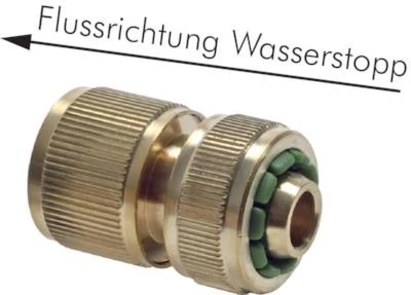 Kupplungsdosen mit Schlauchanschluss, Typ GARDENA, Messing