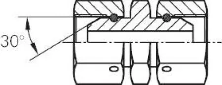 Gerade Verschraubungen mit Zollgewinde (60° Universaldichtkegel), bis 575 bar, Edelstahl 1.4571, alle Größen
