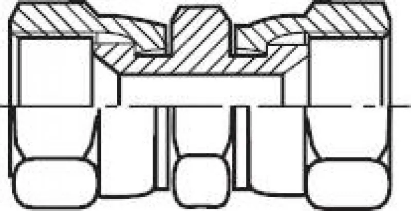 Gerade Verschraubungen Stahl verzinkt mit UNF-​Gewinde bis 310 bar, alle Größen