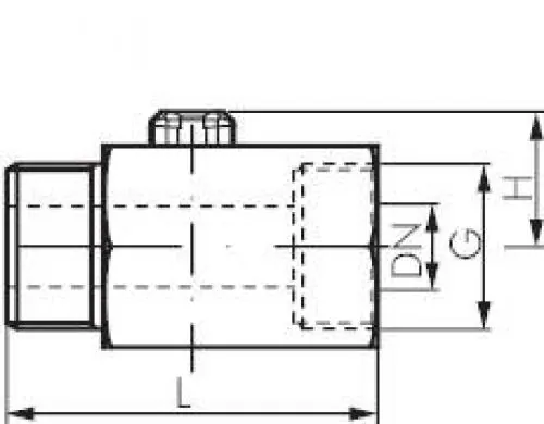 Abmessungen 4 Mini-Kugelhahn Messing verchromt Knebelgriff/Schraubendreher PN 10 alle Größen