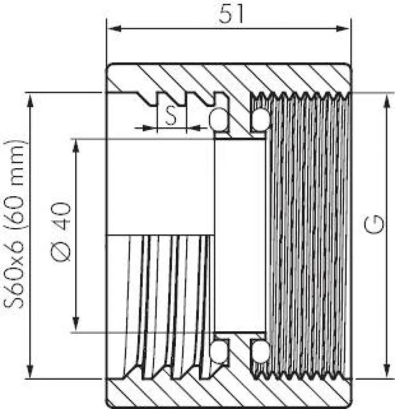 Zeichnung Adapter Industriequalität für IBC-Container alle Größen