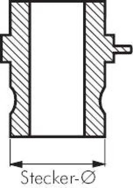 KAMLOCK Schnellkupplungsstecker mit Schlauchtülle, EN 14420-7 (DIN 2828), Typ E, Edelstahl, Schnellkupplung, Stecker, Schlauch, Tülle, alle Größen