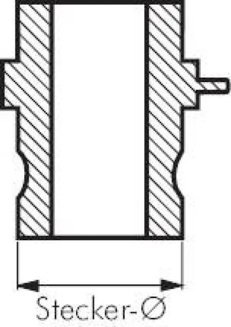 KAMLOCK Schnellkupplungsstecker mit Schlauchtülle, EN 14420-7 (DIN 2828), Typ E, Edelstahl, Schnellkupplung, Stecker, Schlauch, Tülle, alle Größen