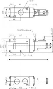 3/2-​Wege-Magnetventil Federrückstellung G 1/2" Baureihe SF6000 YPC, alle Typen