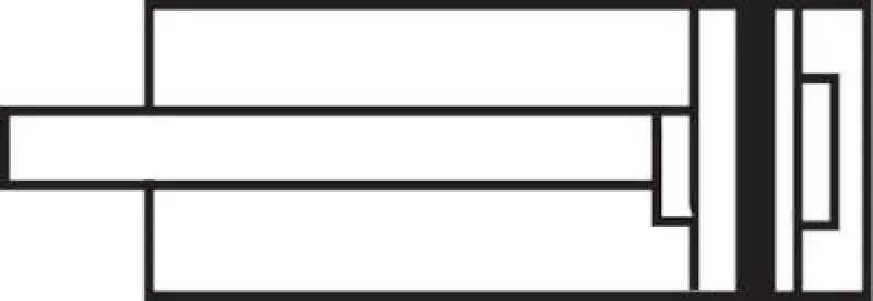 Pneumatik-Rundzylinder doppeltwirkend, Kolben Ø 32–63 mm, ISO 6432, AIRTEC