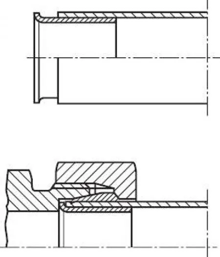 Verstärkungshülsen für Rohr, Messing, alle Größen, Schneidring, Schneidringverschraubung, Klemmring
