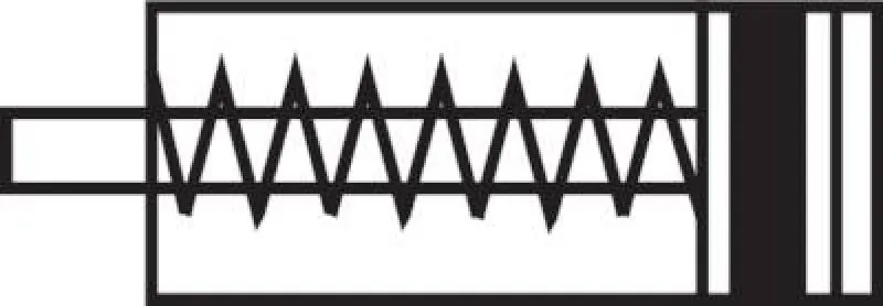 Pneumatik-Rundzylinder einfachwirkend, ISO 6432, AIRTEC