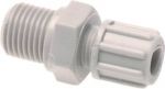 Gerade Verschraubung, PA, Anschlussprinzip "1" für Schläuche (nicht für PTFE-Schläuche), Schlauchverbinder, Verbinder, Verschraubung, alle Größen