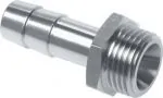 Gewindetüllen mit zylindrischem Gewinde - Innenkonus, Edelstahl 1.4571 bis 40 bar, Tülle. Schlauch, alle Größen