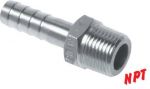 Gewindetüllen mit NPT Gewinde, 1.4408 bis 16 bar, Tülle, Schlauch, alle Größen