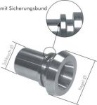 Verschraubung Milchgewinde DIN 11851 Kupplung Kegeleinschraubstutzen 