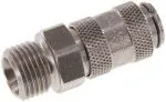 Kupplungsdosen mit Außengewinde, NW 2,7 , Edelstahl, Dose, Kupplung, Standard, alle Größen