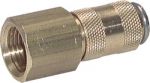 Kupplungsdosen mit Innengewinde, NW 2,7 , Messing, Dose, Kupplung, Standard, alle Größen