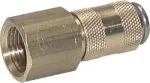 Kupplungsdosen mit Innengewinde, NW 2,7 , Messing, Dose, Kupplung, Standard, alle Größen