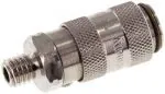 Kupplungsdosen mit Außengewinde, NW 2,7 , Edelstahl 1.4404, Dose, Kupplung, Standard, alle Größen