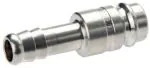Kupplungsstecker mit Schlauchtülle, NW 10, Stahl gehärtet & vernickelt, Kupplung, Dose, Stecker, Kupplungsdose, alle Größen