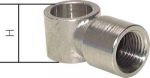 L-Verschraubung-Ringstücke mit Innengewinde für CK-Verschraubungen Messing vernickelt, alle Größen, CK, CK-Verschraubung, Hohlschraube, Luft, Pneumatik