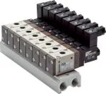 Mehrfachanschlussplatten, für Baureihe SF2000, Anschlussplatte, Ventilplatte, Magnetventilplatte