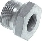 Hydraulik-Gewindereduzierungen mit zylindrischem Innen- und Außengewinde, bis 630 bar, Stahl verzinkt, Elastomerdichtung, Reduzierung, alle Größen