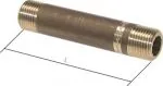 Rohrdoppelnippel Messing*, ähnlich EN 10241 (DIN 2982), bis 16 bar, Nippel, Verlängerung, alle Größen