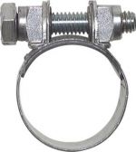 Spannbackenschellen (DIN 3017), Bandbreite 12 mm, Stahl verzinkt, Schlauchschelle für Bremsschläuche, Schelle, Schlauchschelle, Schlauchklemme, Schraubschelle, Schraubklemme,Schlauchzubehör
