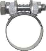 Spannbackenschellen (DIN 3017), Bandbreite 12 mm, Stahl verzinkt, Schlauchschelle für Bremsschläuche, Schelle, Schlauchschelle, Schlauchklemme, Schraubschelle, Schraubklemme,Schlauchzubehör