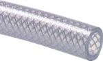 100m PVC-Schlauch mit Gewebeeinlage - Lebensmittelqualität, transparent, PVC-Schlauch, Gewebeschlauch, Rollenware