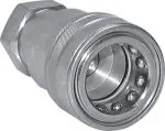 Hydraulik-Kupplungen für Maschinenbau Stahl mit Innengewinde , ISO 7241-1 B, Kupplung, Hydraulikkupplung, alle Größen auch NPT