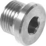 Verschlussschrauben mit Elastomerdichtung (metrisch),1.4571 , bis 400 bar, Stopfen, Verschlusschraube, alle Größen