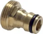 Kupplungsstecker mit Außengewinde (Geräteadapter), Typ GARDENA, Messing, Stecker, Verbinder, Kupplung