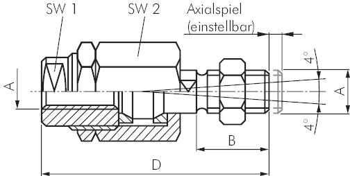 Flexokupplungen Edelstahl für ISO-Kompaktzylinder, Befestigung, Zylinder,  ISO, Landefeld, Riegler, EWO, Festo, Norgren, Aventics, Rexroth, SMC,alle  Größen Pneumatikshop - Fachhandel - Druckluft - Pneumatik